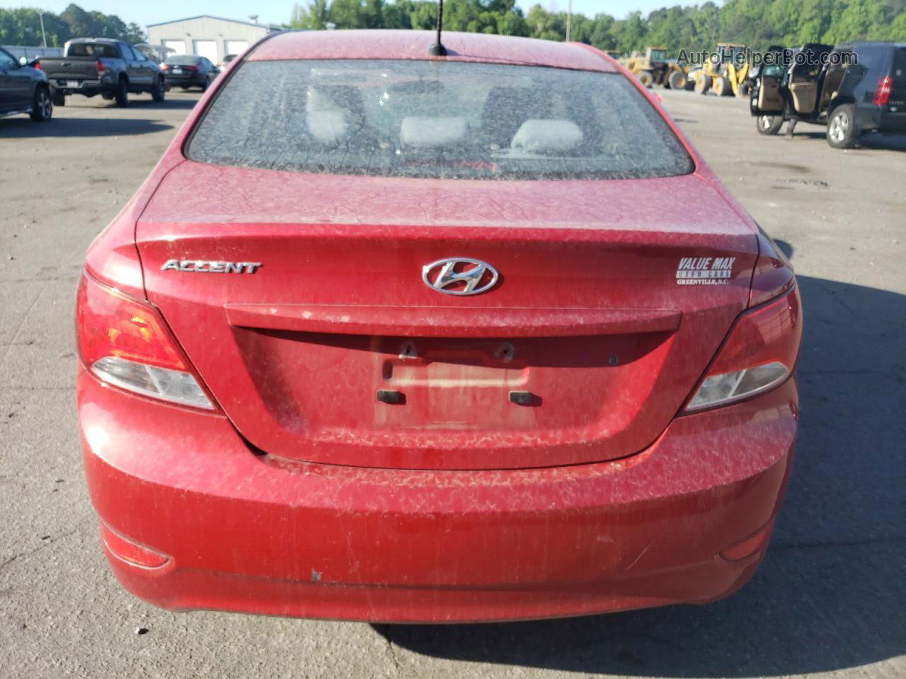 2016 Hyundai Accent Se Red vin: KMHCT4AE1GU012890