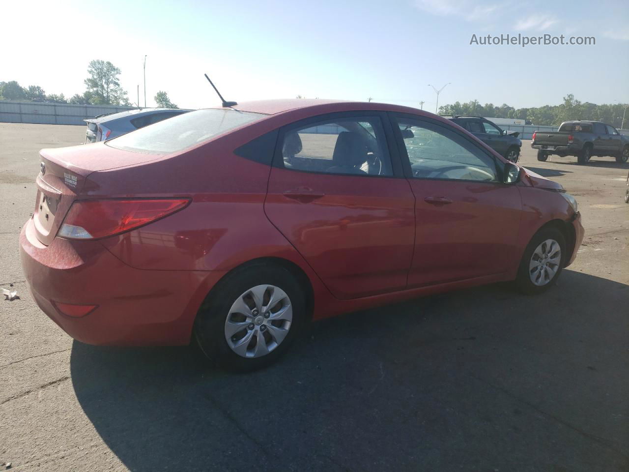 2016 Hyundai Accent Se Red vin: KMHCT4AE1GU012890