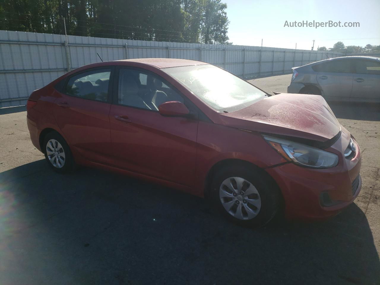 2016 Hyundai Accent Se Red vin: KMHCT4AE1GU012890