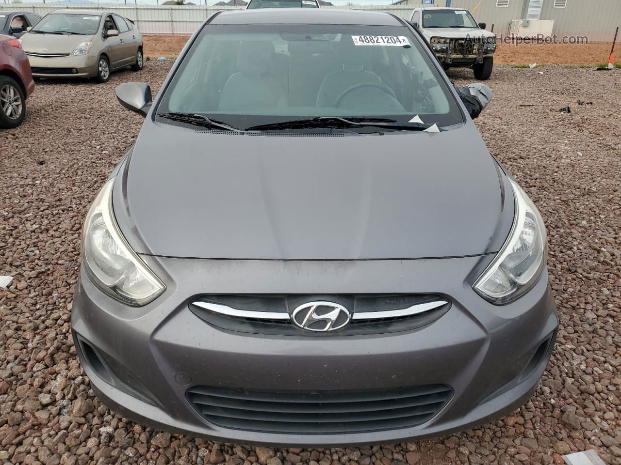 2016 Hyundai Accent Se Серебряный vin: KMHCT4AE1GU017684