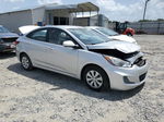 2016 Hyundai Accent Se Silver vin: KMHCT4AE1GU018608