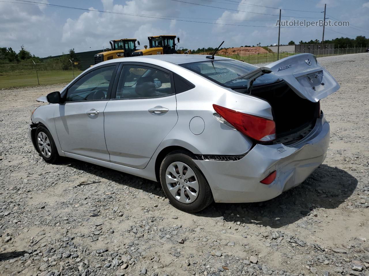 2016 Hyundai Accent Se Silver vin: KMHCT4AE1GU018608