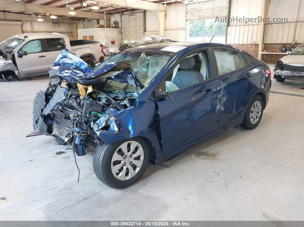 2016 Hyundai Accent Se Синий vin: KMHCT4AE1GU031133