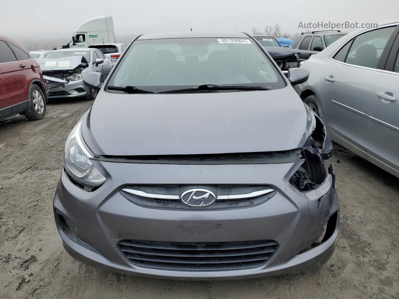 2016 Hyundai Accent Se Gray vin: KMHCT4AE1GU031892