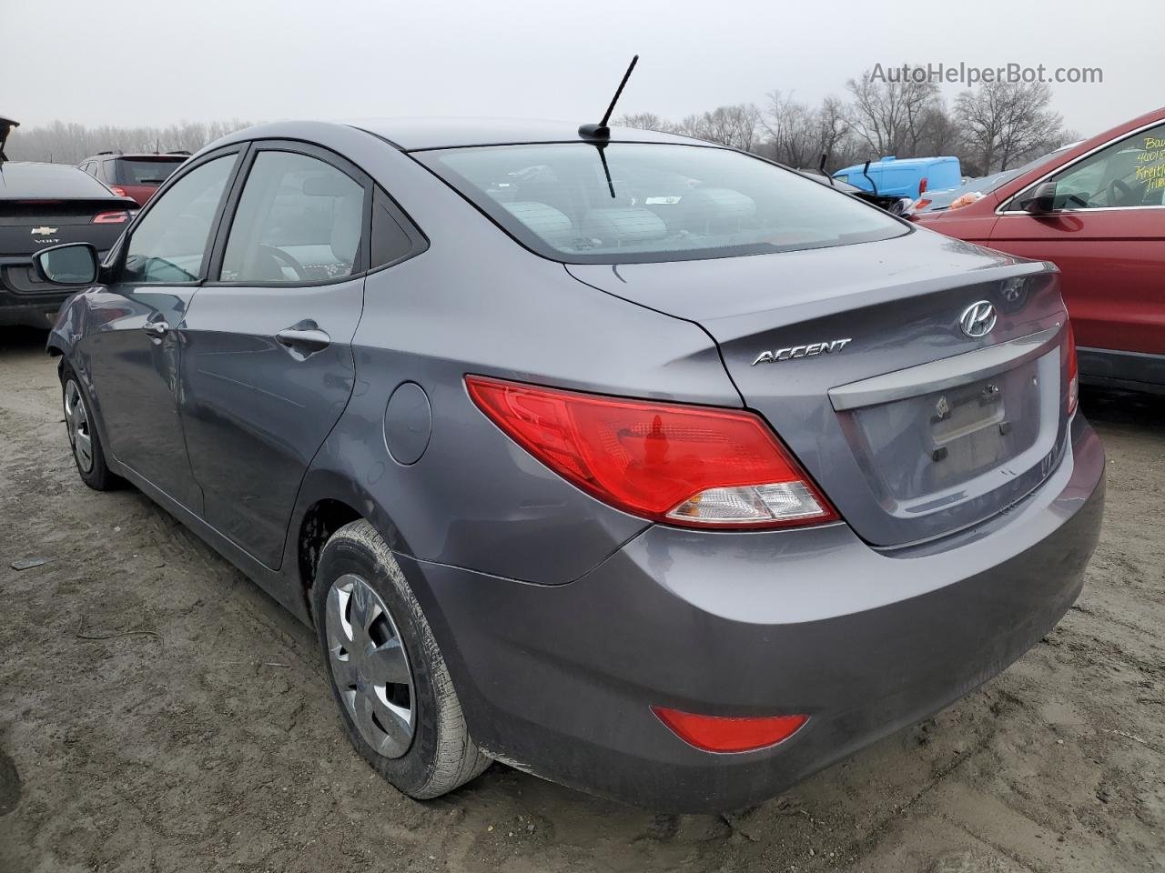 2016 Hyundai Accent Se Gray vin: KMHCT4AE1GU031892