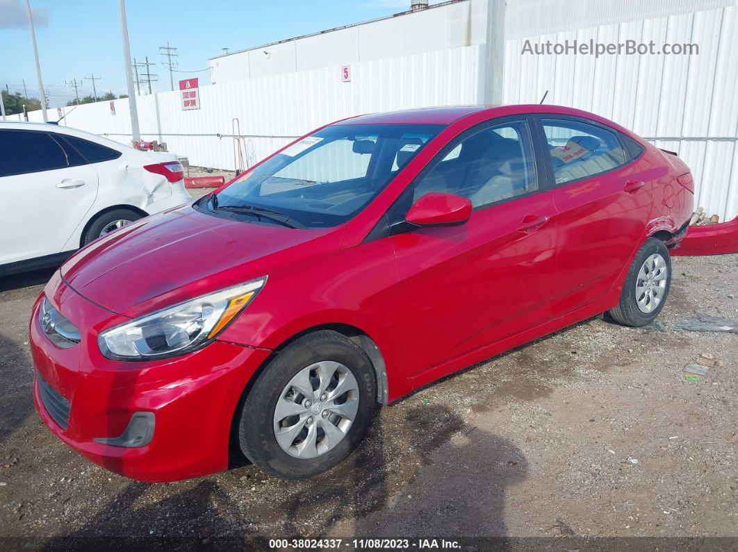 2016 Hyundai Accent Se Красный vin: KMHCT4AE1GU058610