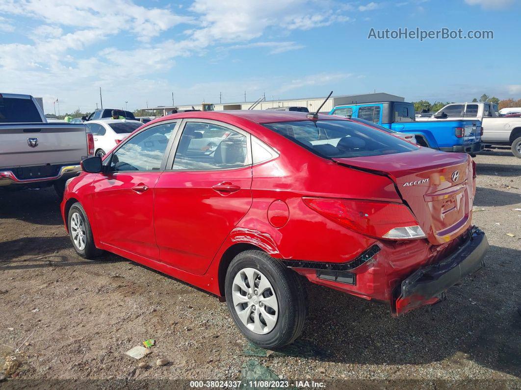 2016 Hyundai Accent Se Красный vin: KMHCT4AE1GU058610