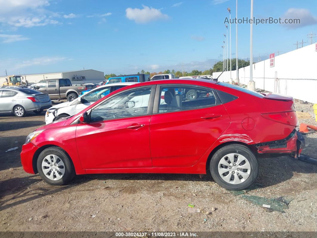 2016 Hyundai Accent Se Красный vin: KMHCT4AE1GU058610