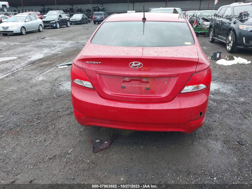 2016 Hyundai Accent Se Красный vin: KMHCT4AE1GU064407