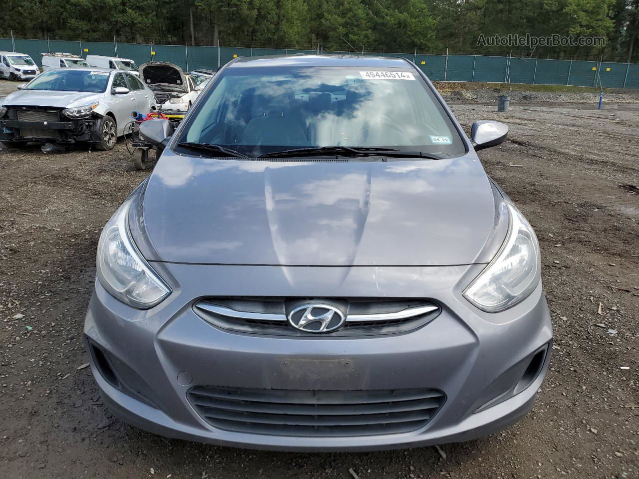 2016 Hyundai Accent Se Silver vin: KMHCT4AE1GU067856