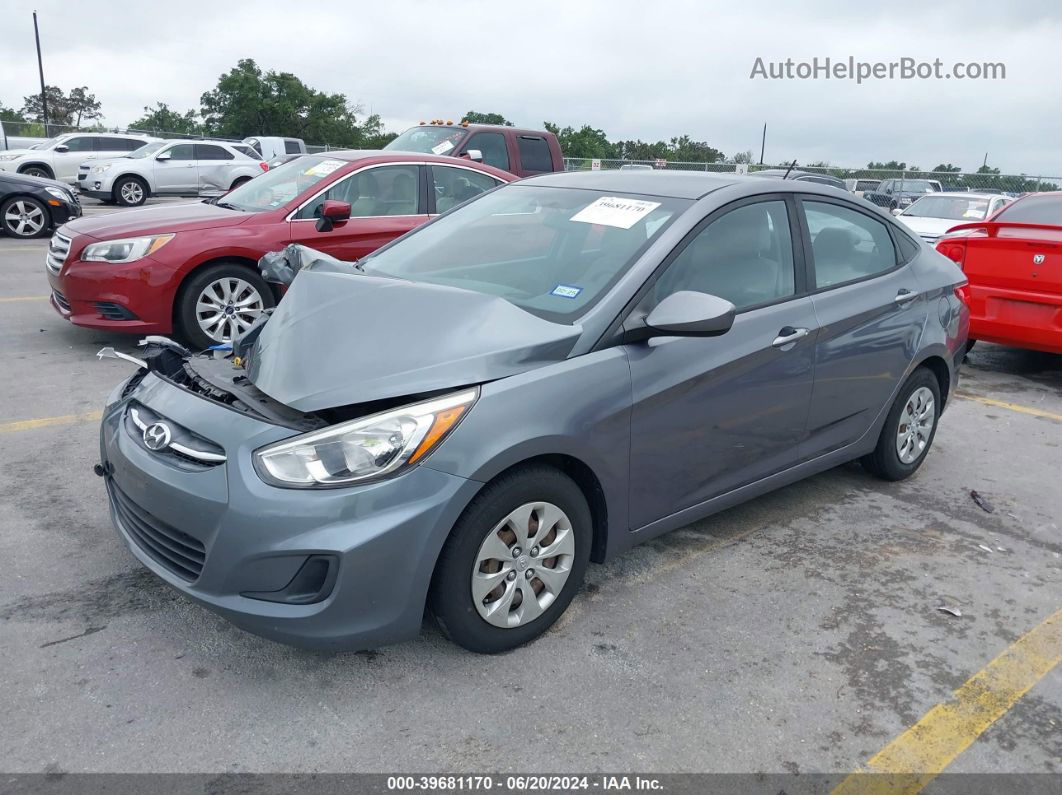 2016 Hyundai Accent Se Gray vin: KMHCT4AE1GU068344