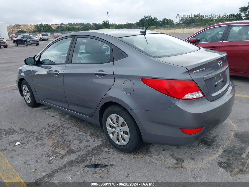 2016 Hyundai Accent Se Gray vin: KMHCT4AE1GU068344