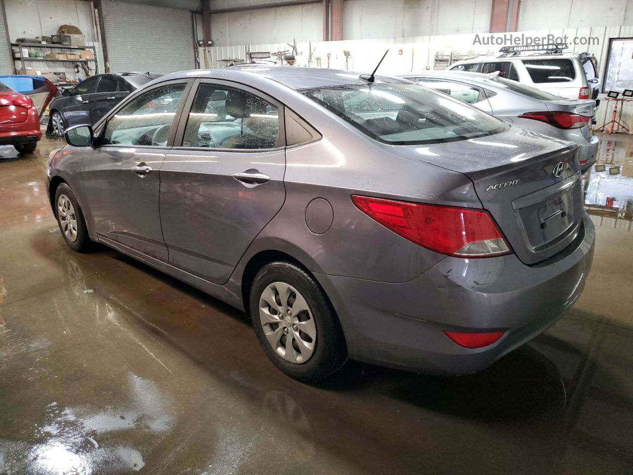 2016 Hyundai Accent Se Gray vin: KMHCT4AE1GU073463