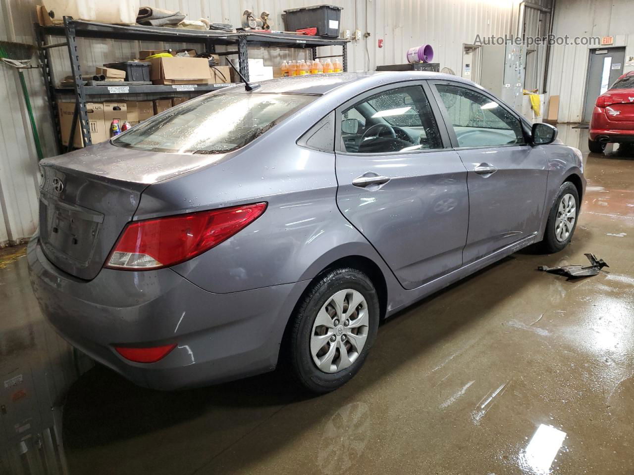 2016 Hyundai Accent Se Gray vin: KMHCT4AE1GU073463