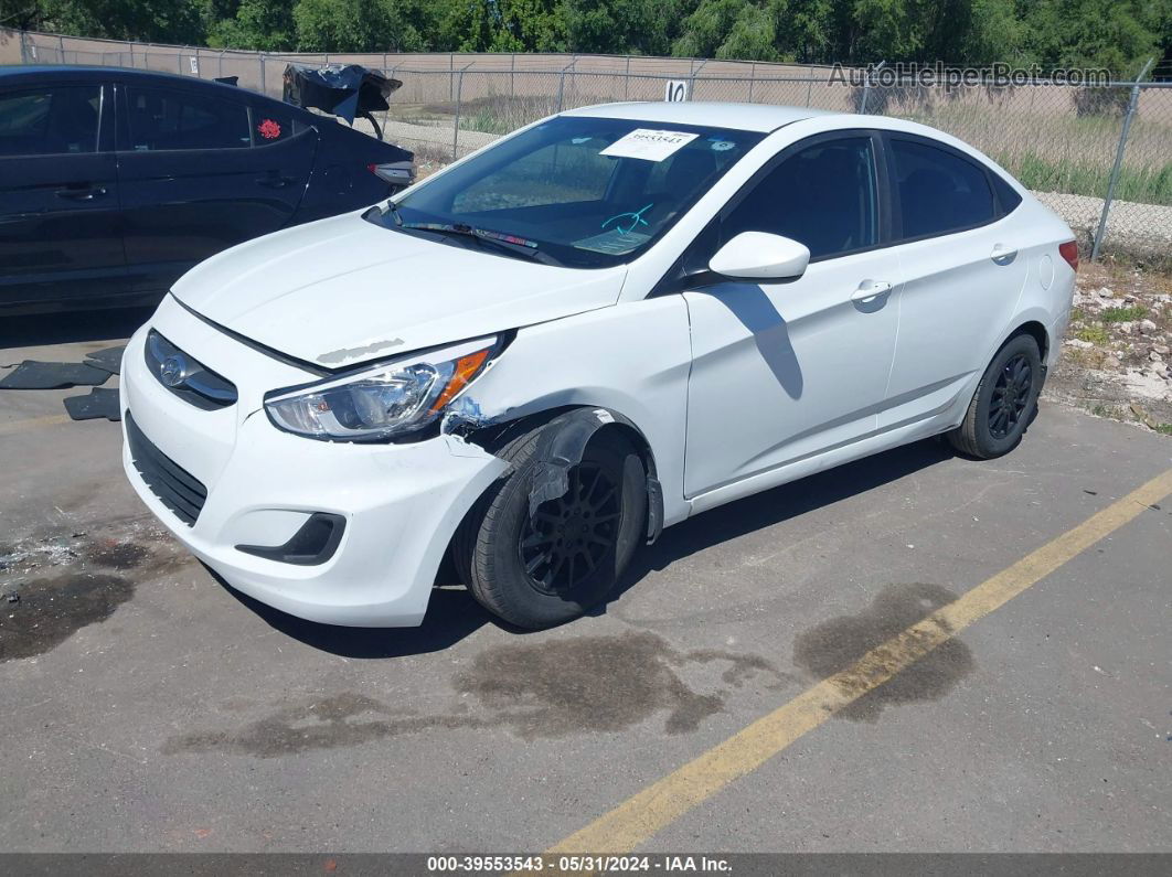 2016 Hyundai Accent Se White vin: KMHCT4AE1GU077819