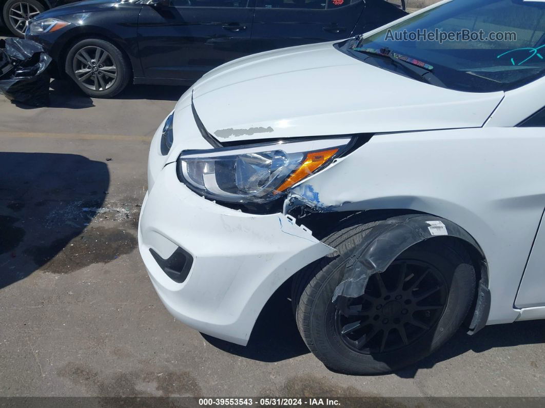 2016 Hyundai Accent Se White vin: KMHCT4AE1GU077819