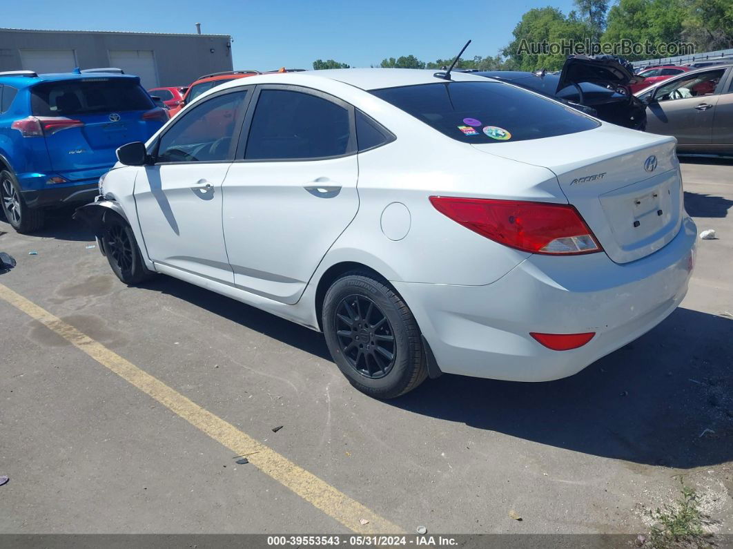 2016 Hyundai Accent Se White vin: KMHCT4AE1GU077819