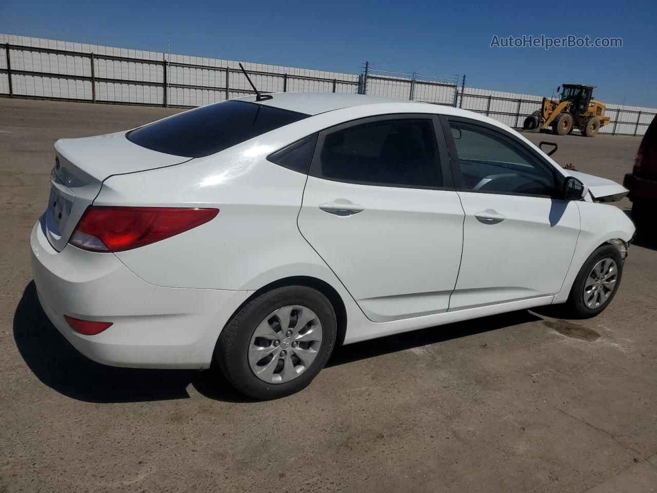 2016 Hyundai Accent Se White vin: KMHCT4AE1GU090439