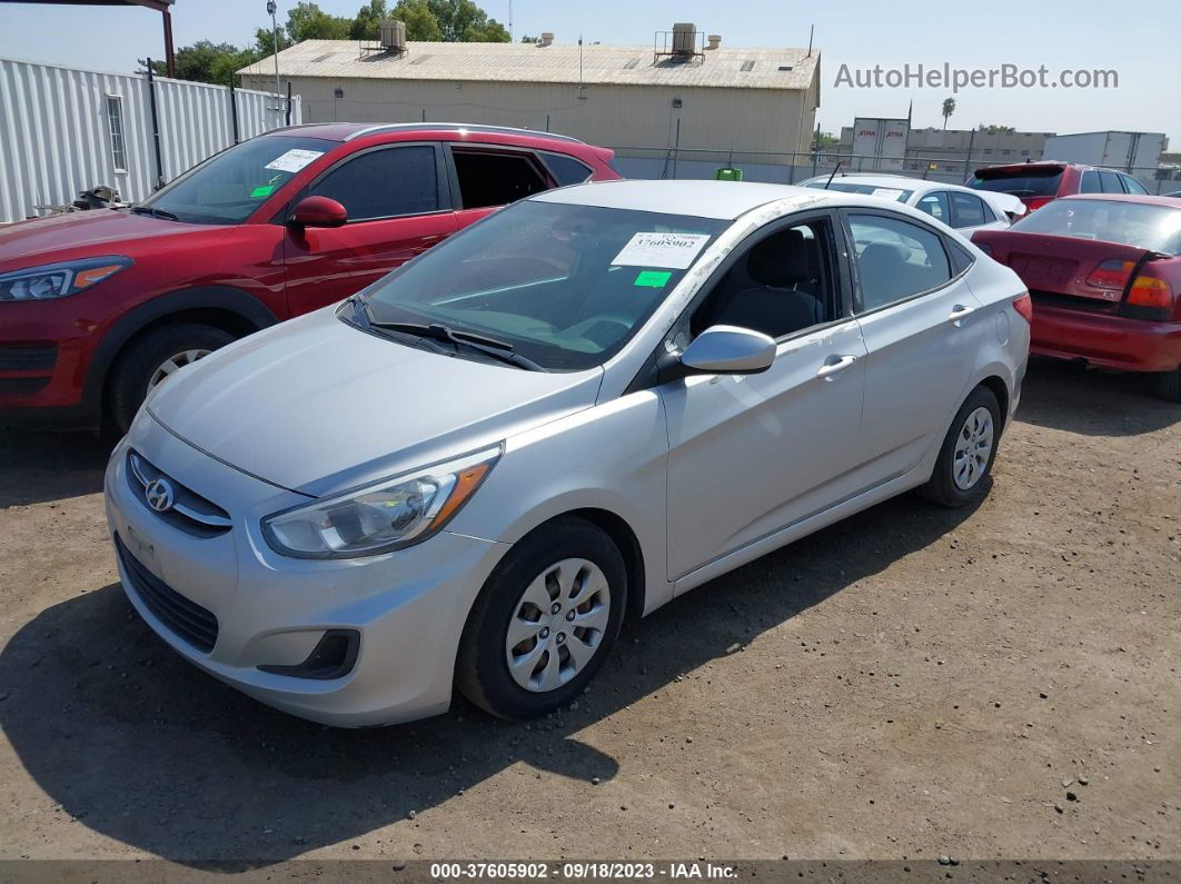 2016 Hyundai Accent Se Silver vin: KMHCT4AE1GU090599