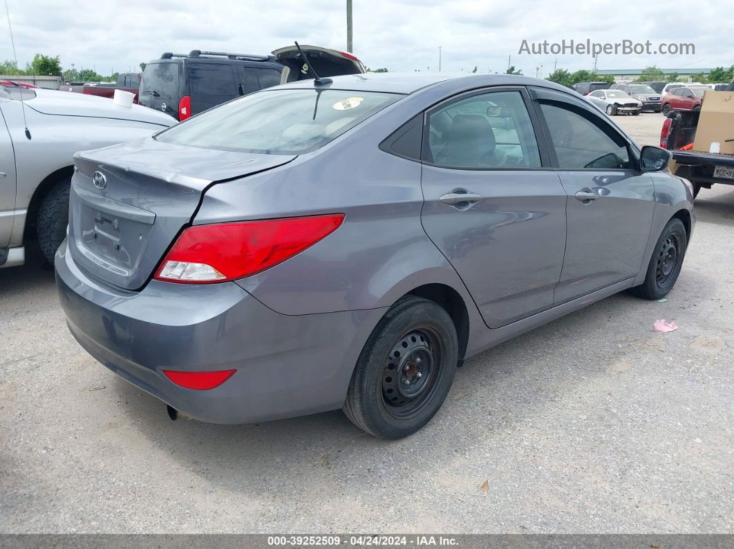 2016 Hyundai Accent Se Gray vin: KMHCT4AE1GU095995