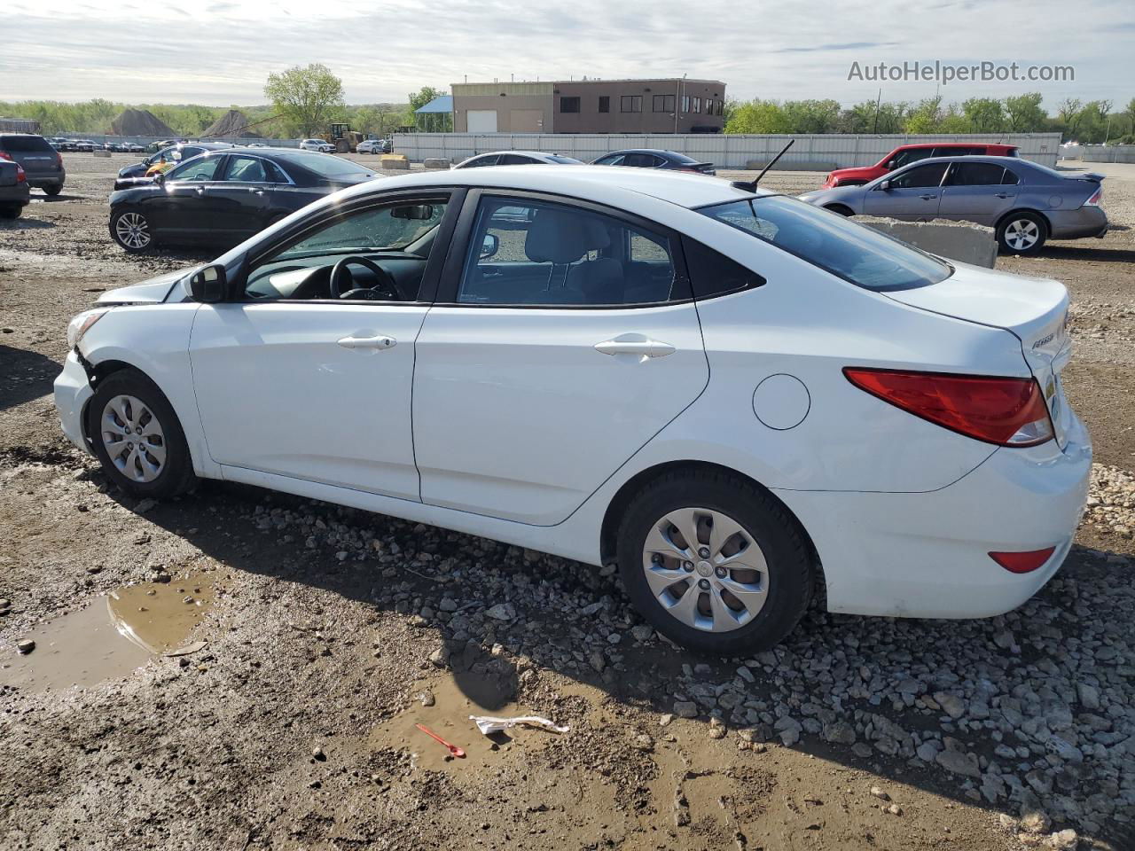 2016 Hyundai Accent Se White vin: KMHCT4AE1GU103884