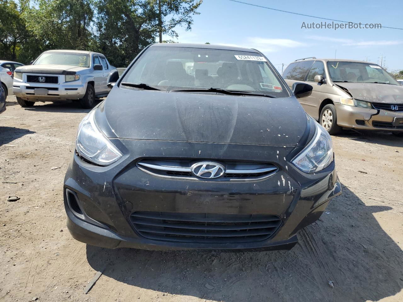 2016 Hyundai Accent Se Black vin: KMHCT4AE1GU108678