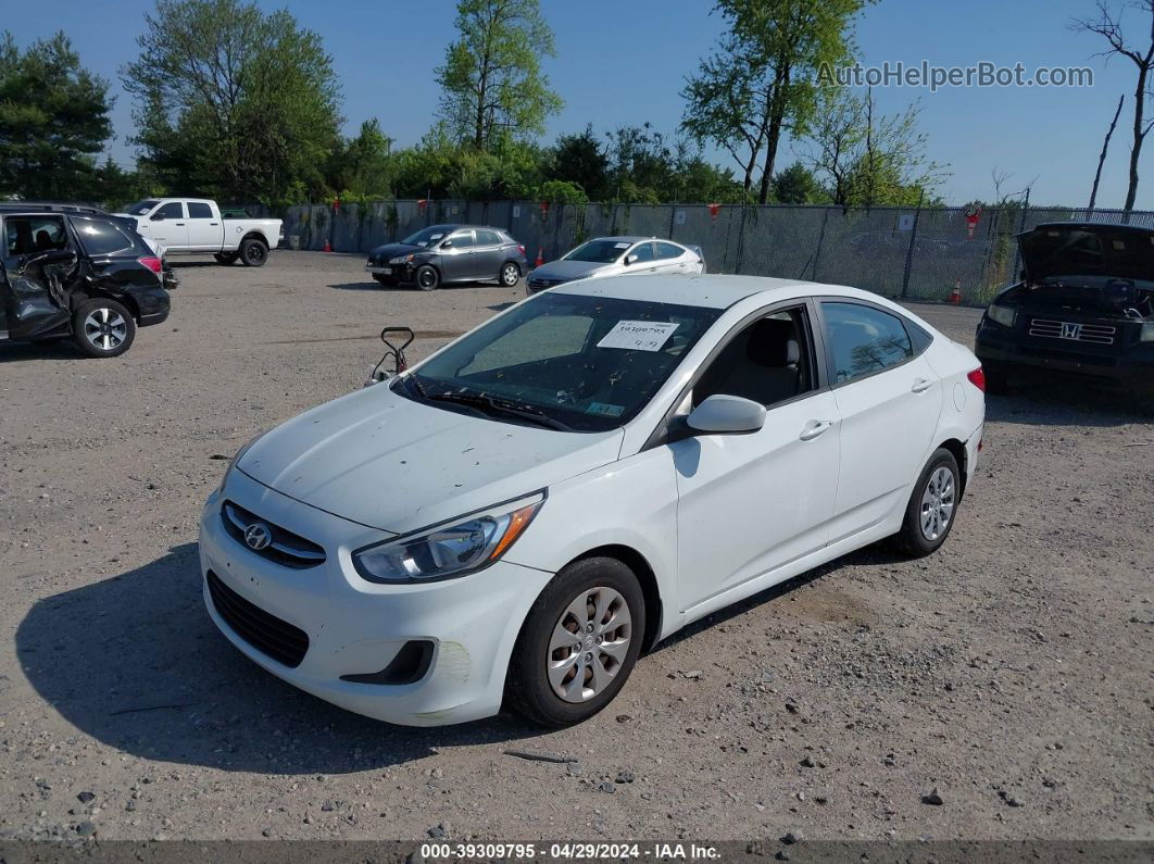 2016 Hyundai Accent Se White vin: KMHCT4AE1GU108714