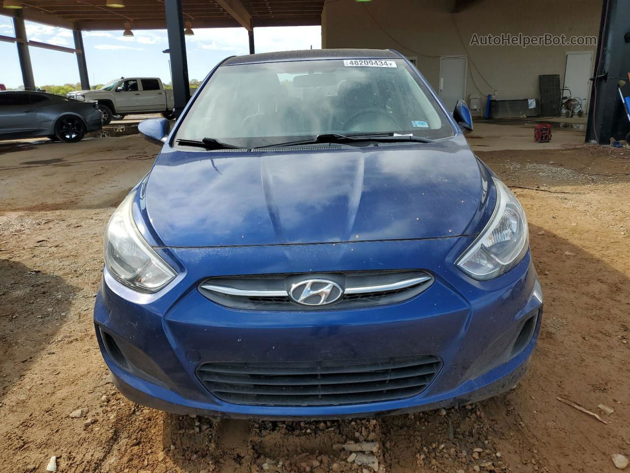 2016 Hyundai Accent Se Синий vin: KMHCT4AE1GU118837