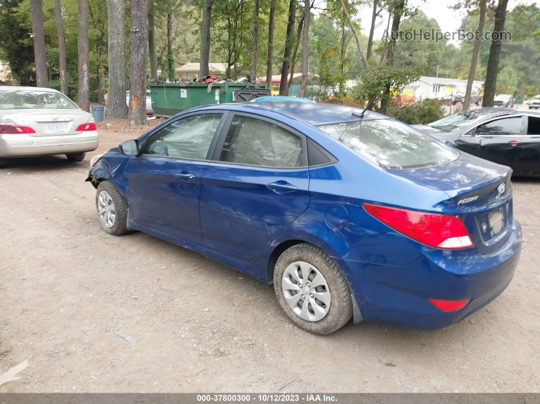 2016 Hyundai Accent Se Blue vin: KMHCT4AE1GU120961