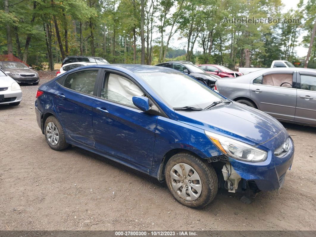 2016 Hyundai Accent Se Blue vin: KMHCT4AE1GU120961