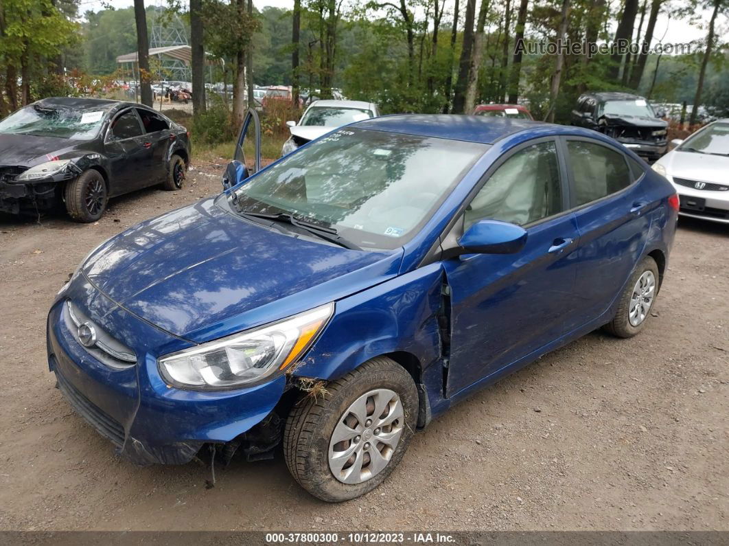 2016 Hyundai Accent Se Blue vin: KMHCT4AE1GU120961