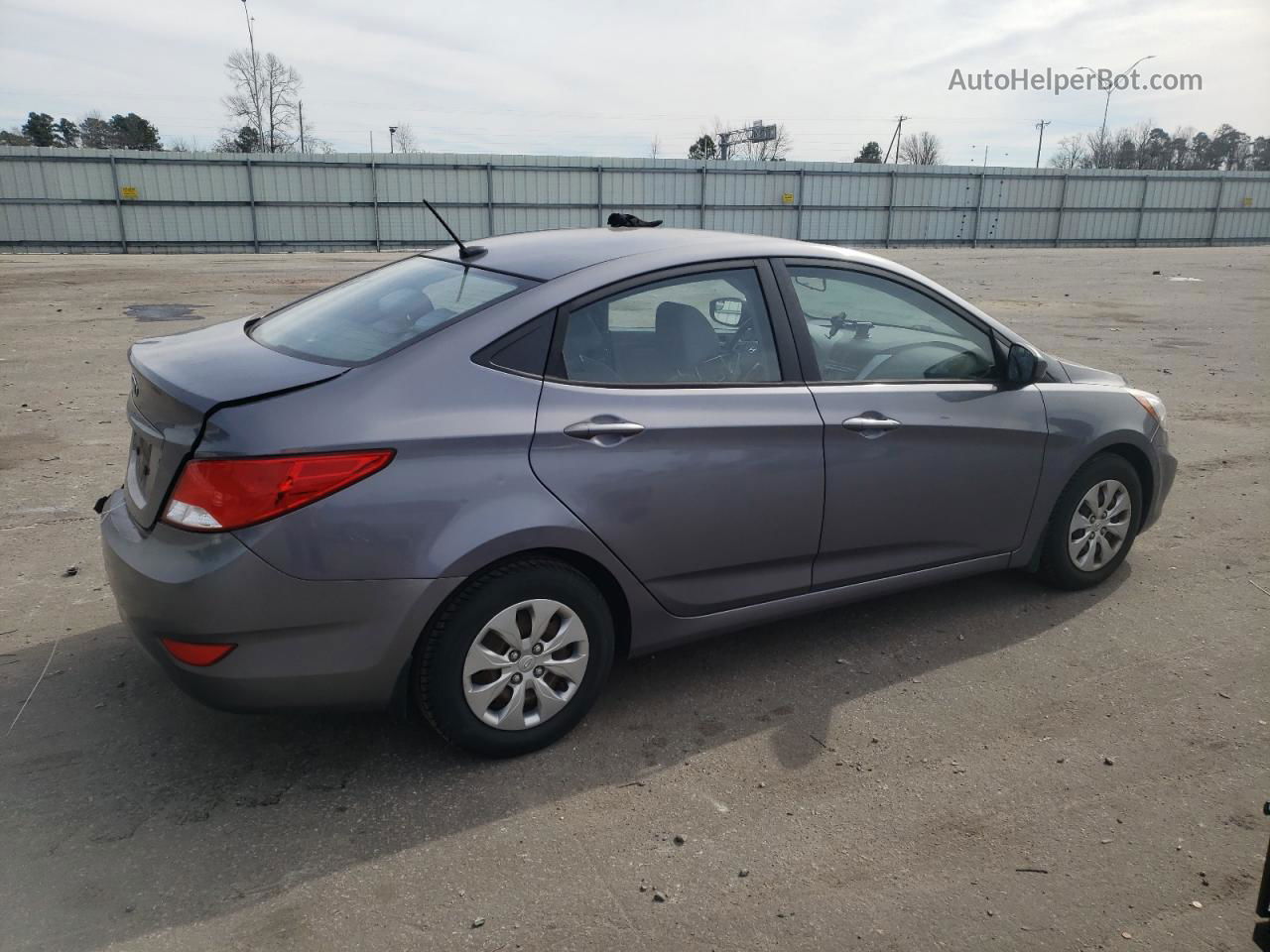 2016 Hyundai Accent Se Gray vin: KMHCT4AE1GU125223