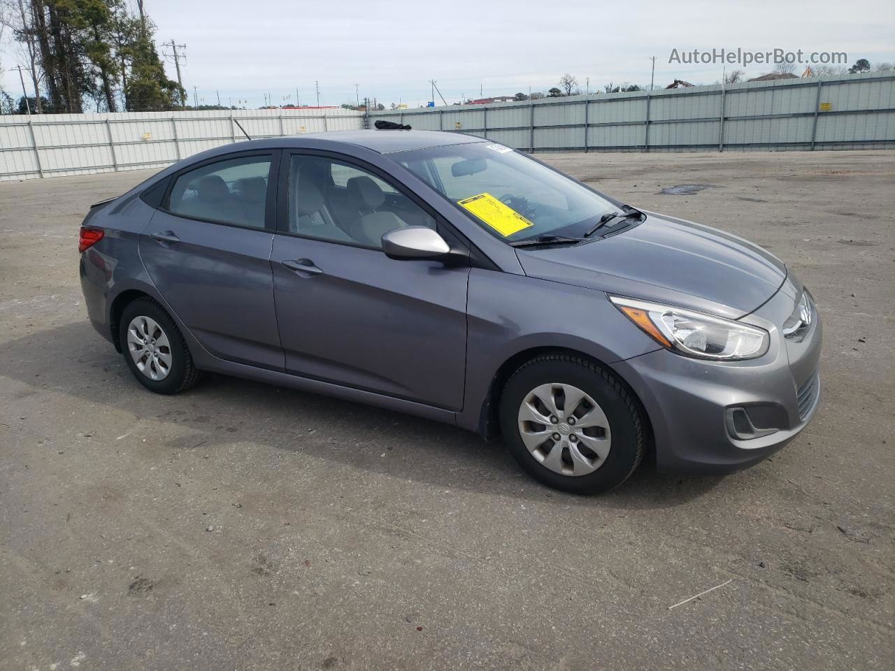 2016 Hyundai Accent Se Серый vin: KMHCT4AE1GU125223