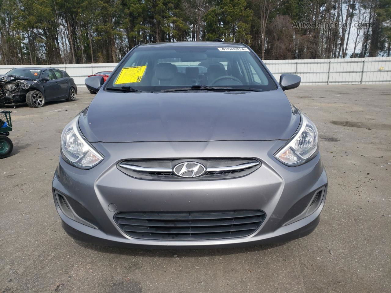 2016 Hyundai Accent Se Gray vin: KMHCT4AE1GU125223