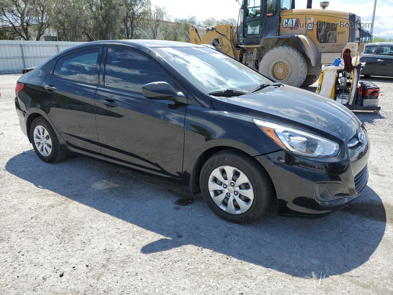 2016 Hyundai Accent Se Черный vin: KMHCT4AE1GU137209