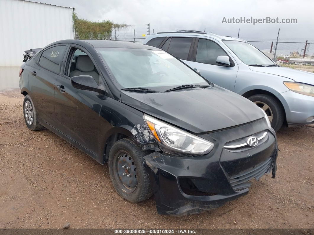 2016 Hyundai Accent Se Черный vin: KMHCT4AE1GU157900