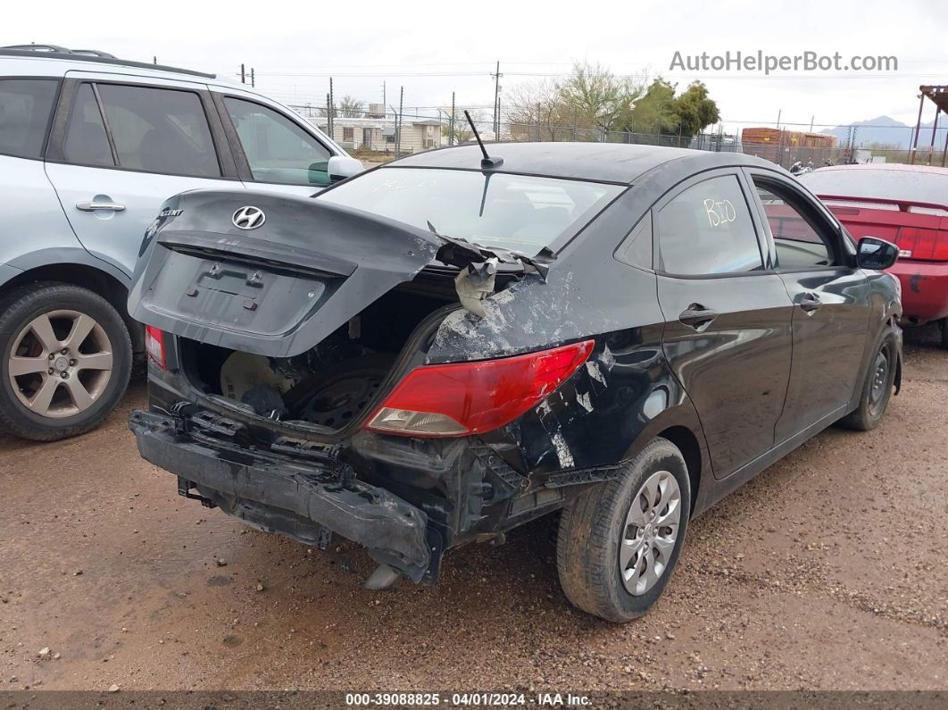 2016 Hyundai Accent Se Черный vin: KMHCT4AE1GU157900