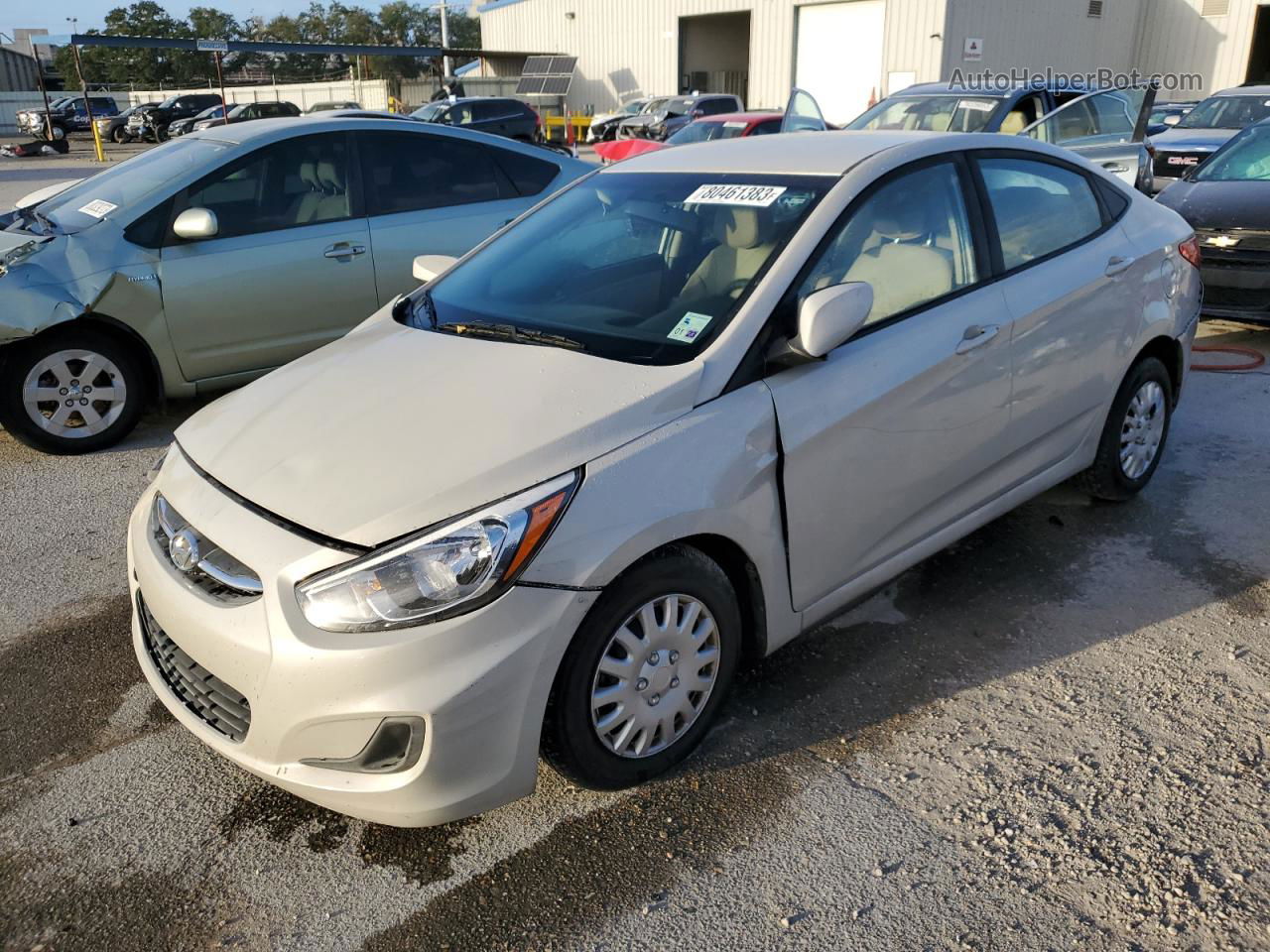 2016 Hyundai Accent Se Кремовый vin: KMHCT4AE1GU158674