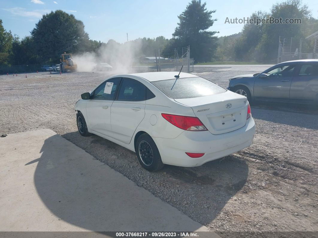 2016 Hyundai Accent Se White vin: KMHCT4AE1GU158755