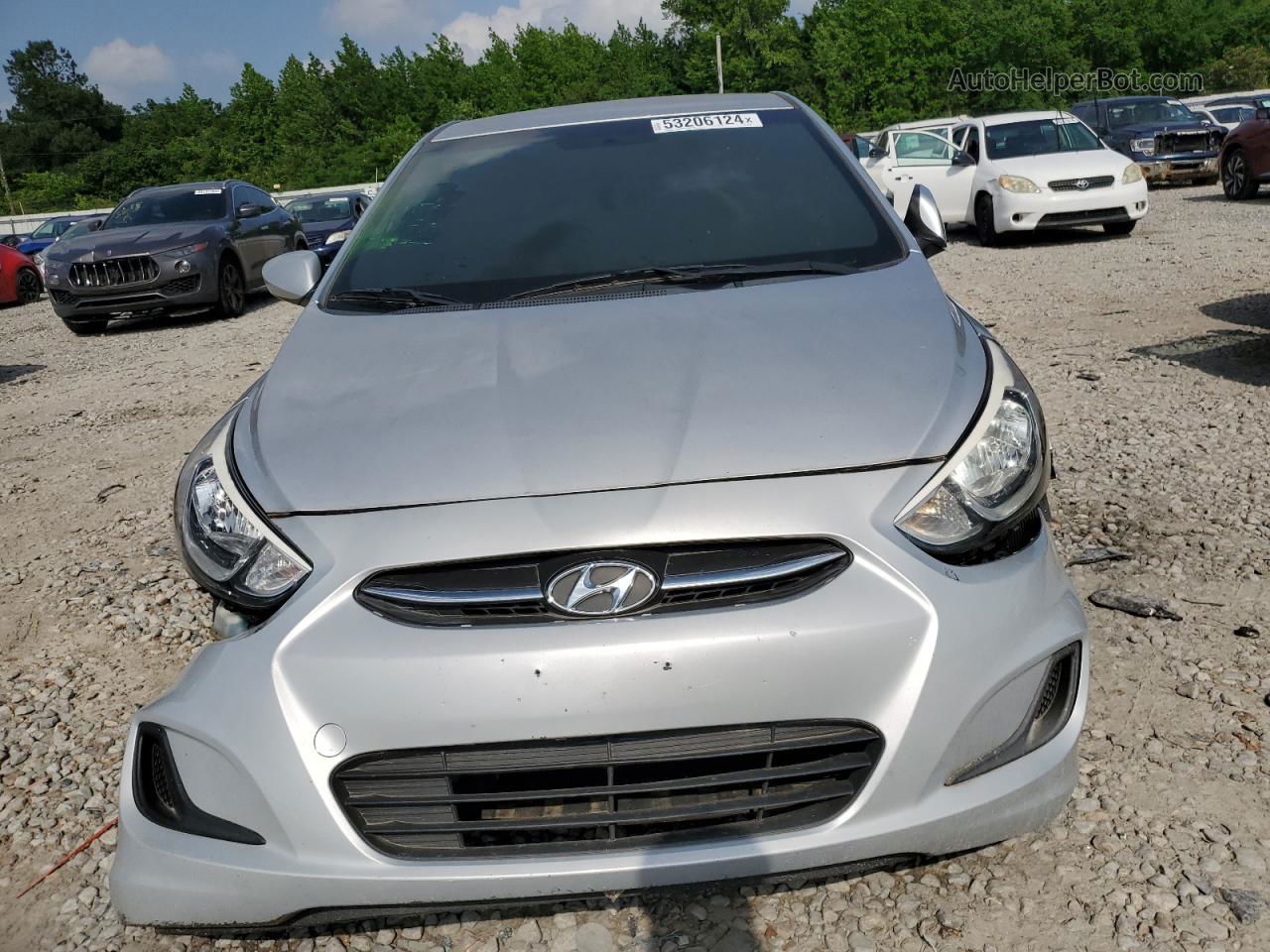 2016 Hyundai Accent Se Gray vin: KMHCT4AE1GU960884