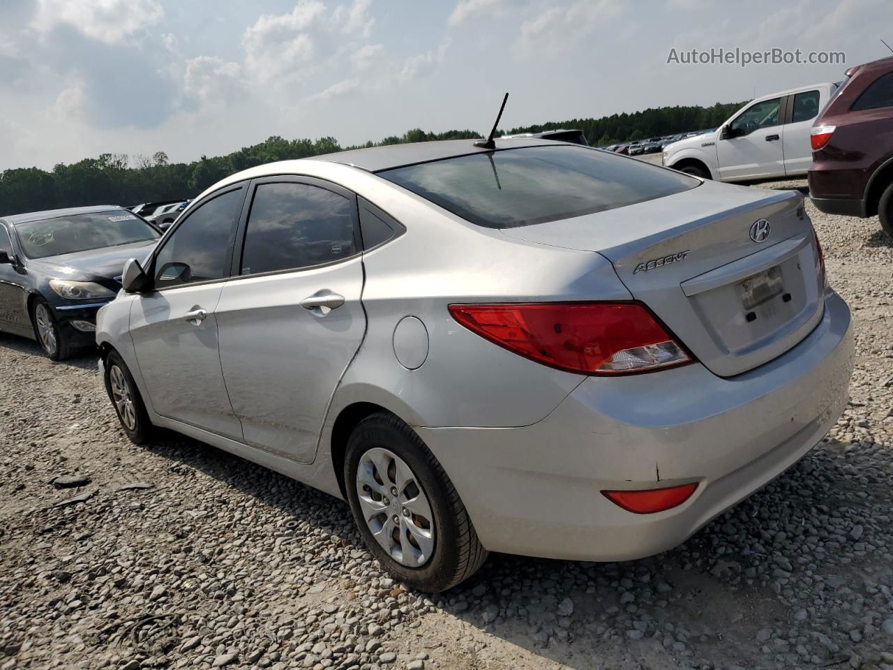 2016 Hyundai Accent Se Gray vin: KMHCT4AE1GU960884