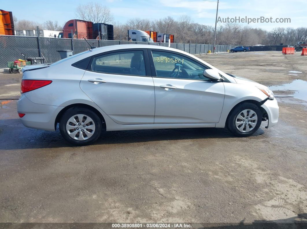 2016 Hyundai Accent Se Silver vin: KMHCT4AE1GU983128