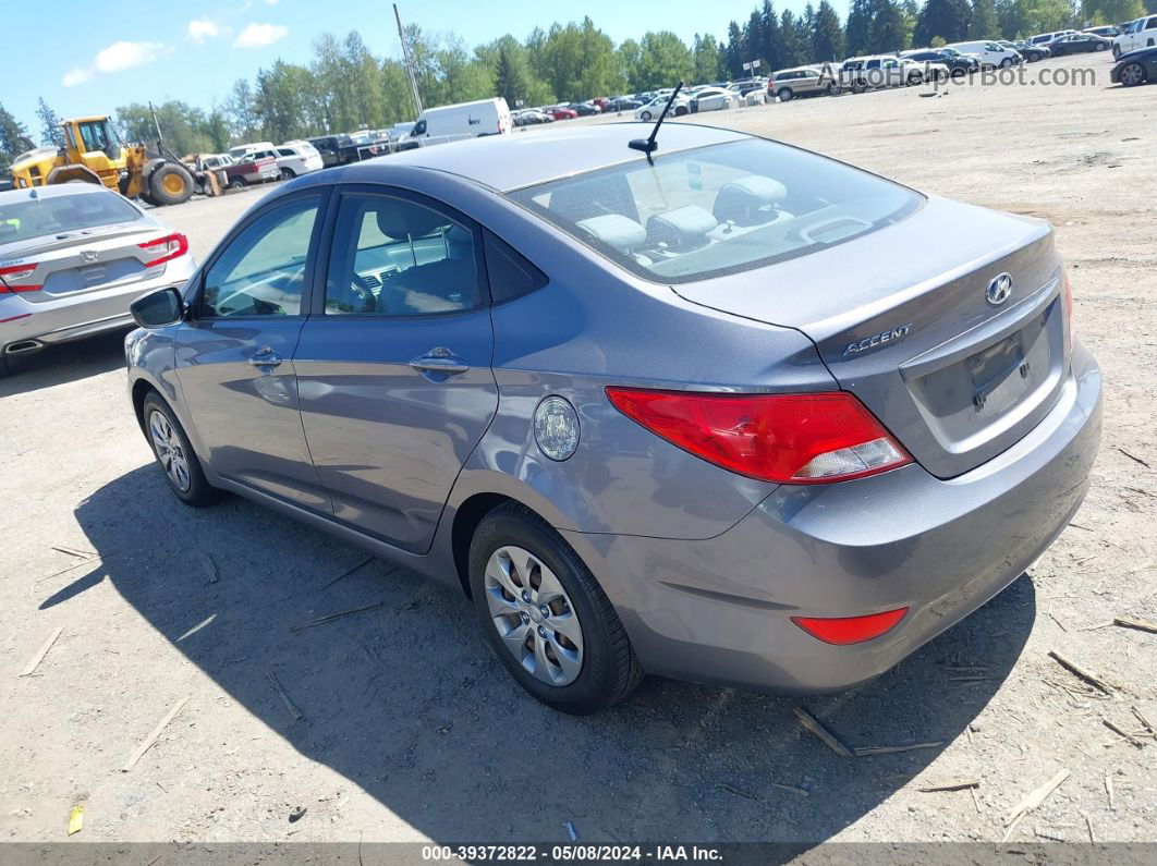 2017 Hyundai Accent Se Gray vin: KMHCT4AE1HU173015