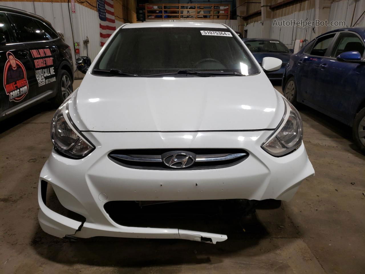 2017 Hyundai Accent Se White vin: KMHCT4AE1HU216560