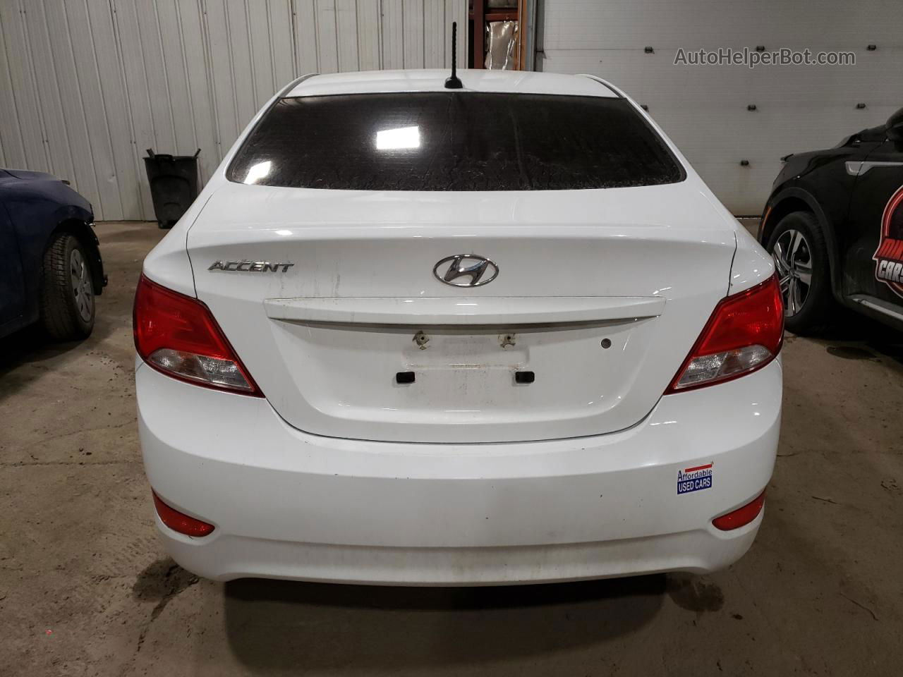 2017 Hyundai Accent Se White vin: KMHCT4AE1HU216560