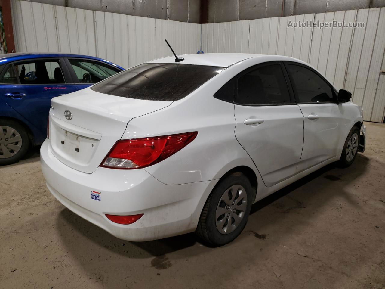 2017 Hyundai Accent Se White vin: KMHCT4AE1HU216560