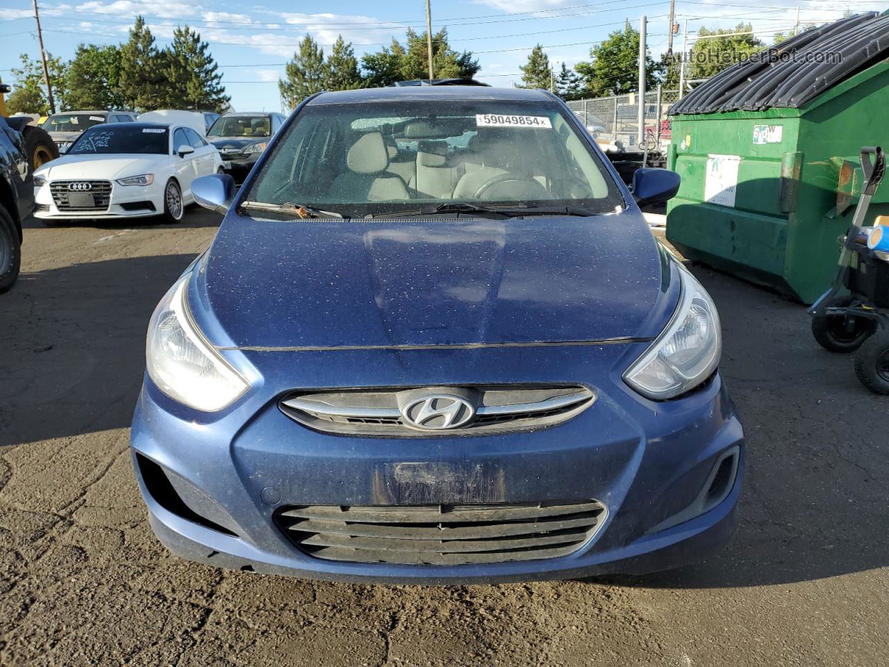 2017 Hyundai Accent Se Blue vin: KMHCT4AE1HU224979