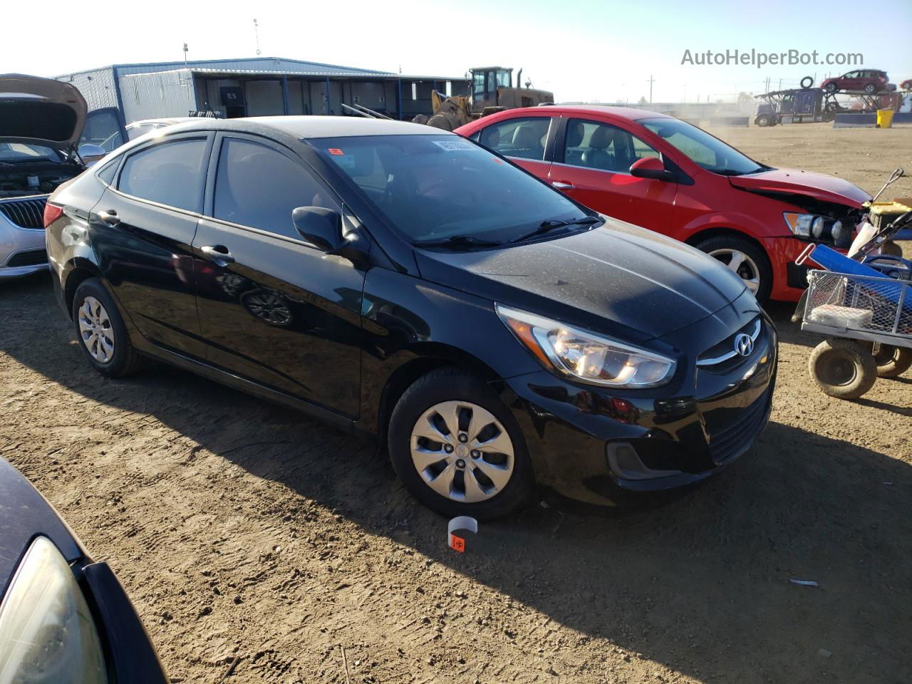 2017 Hyundai Accent Se Black vin: KMHCT4AE1HU316626