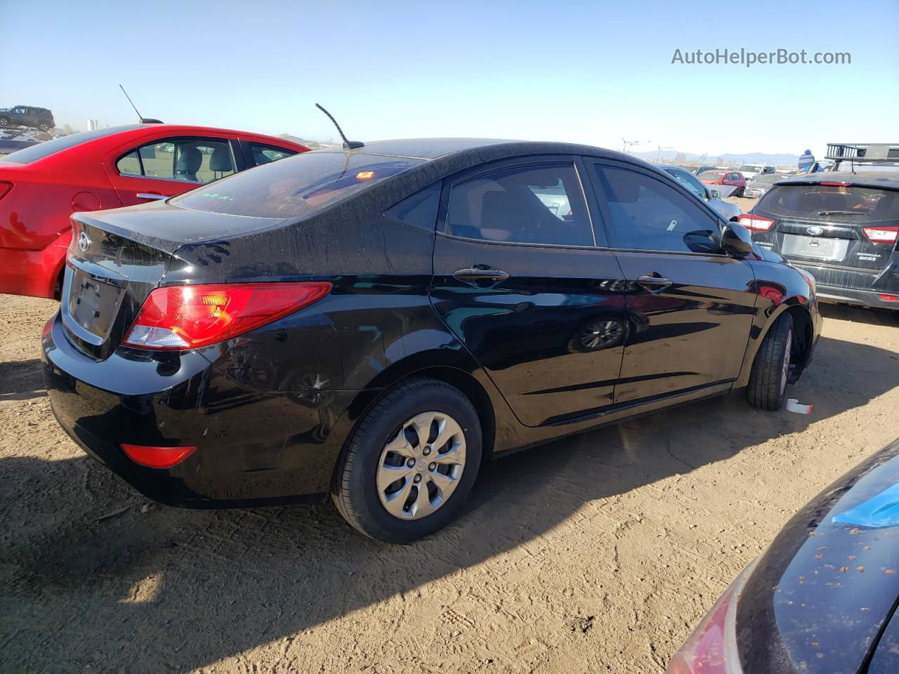 2017 Hyundai Accent Se Black vin: KMHCT4AE1HU316626