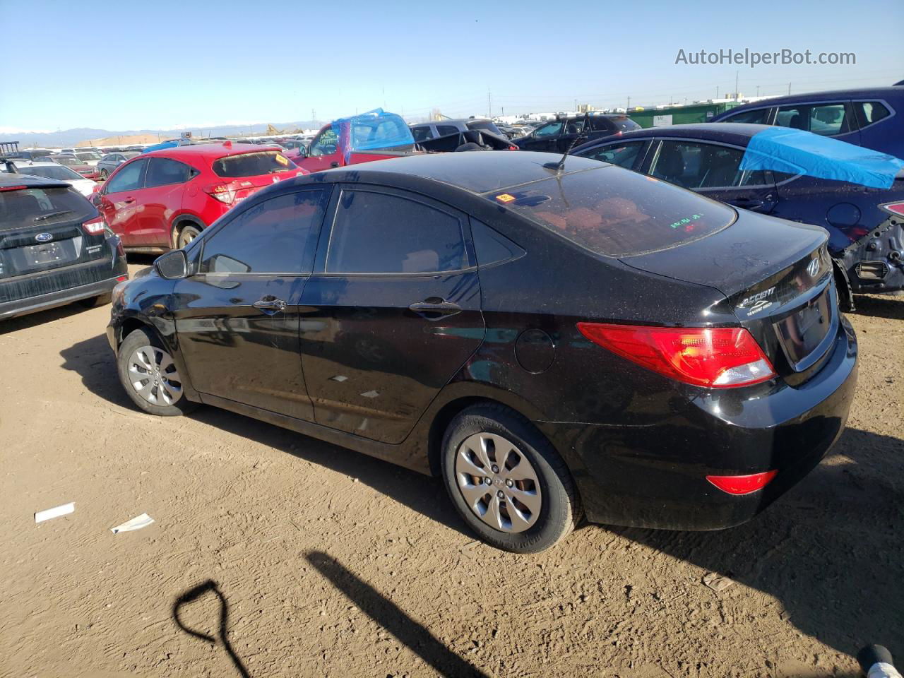 2017 Hyundai Accent Se Black vin: KMHCT4AE1HU316626